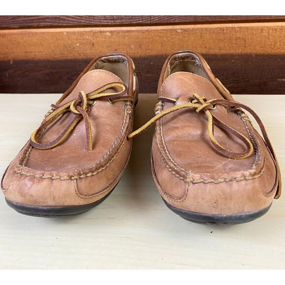 Polo Ralph Lauren Vintage Preppy Classic Leather Roberts Driver Loafers Mens 11 main image 9